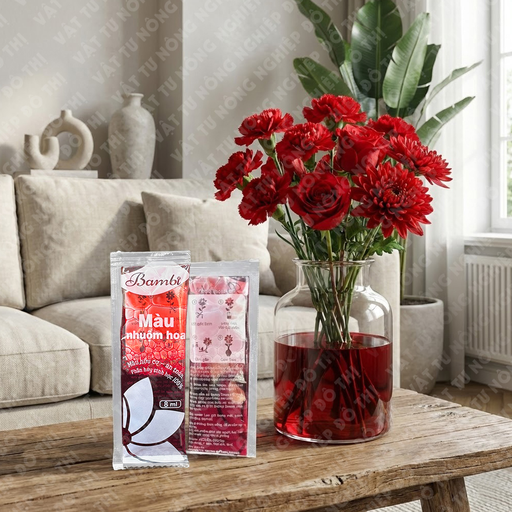 Nước dưỡng và nhuộm hoa