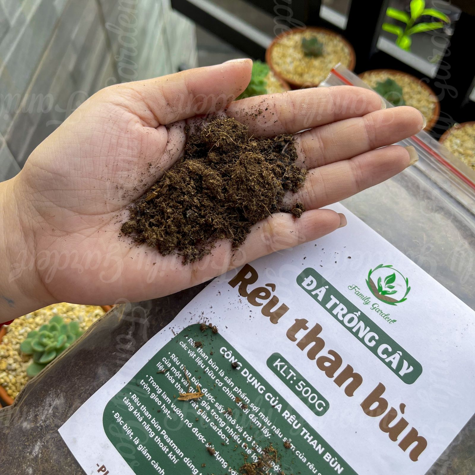 Rêu than bùn chiết từ bao lớn 70L thương hiệu Peatman - Độc quyền Family Garden