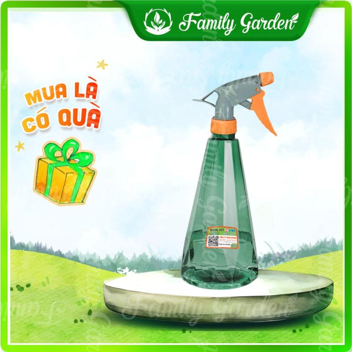 Bình xịt tưới nước 0.5L có đầu lọc chặn rác ở ống dẫn nước