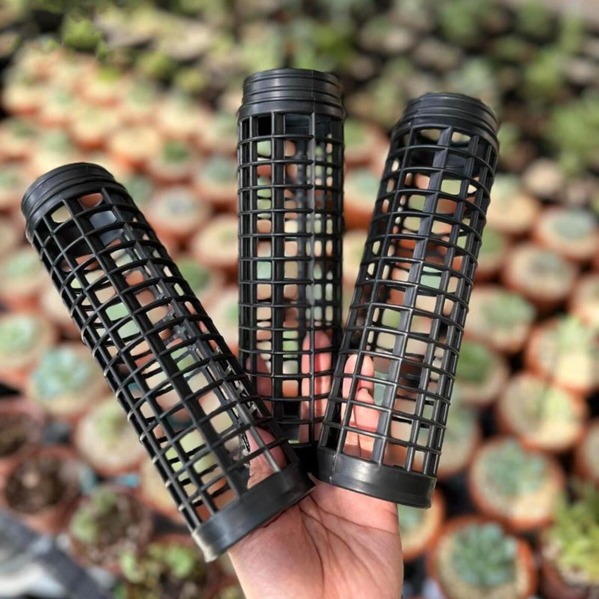 Trụ giá thể khớp nối từ nhựa cao cấp, sử dụng lâu dài mà không ảnh hưởng đến chất lượng cây trồng