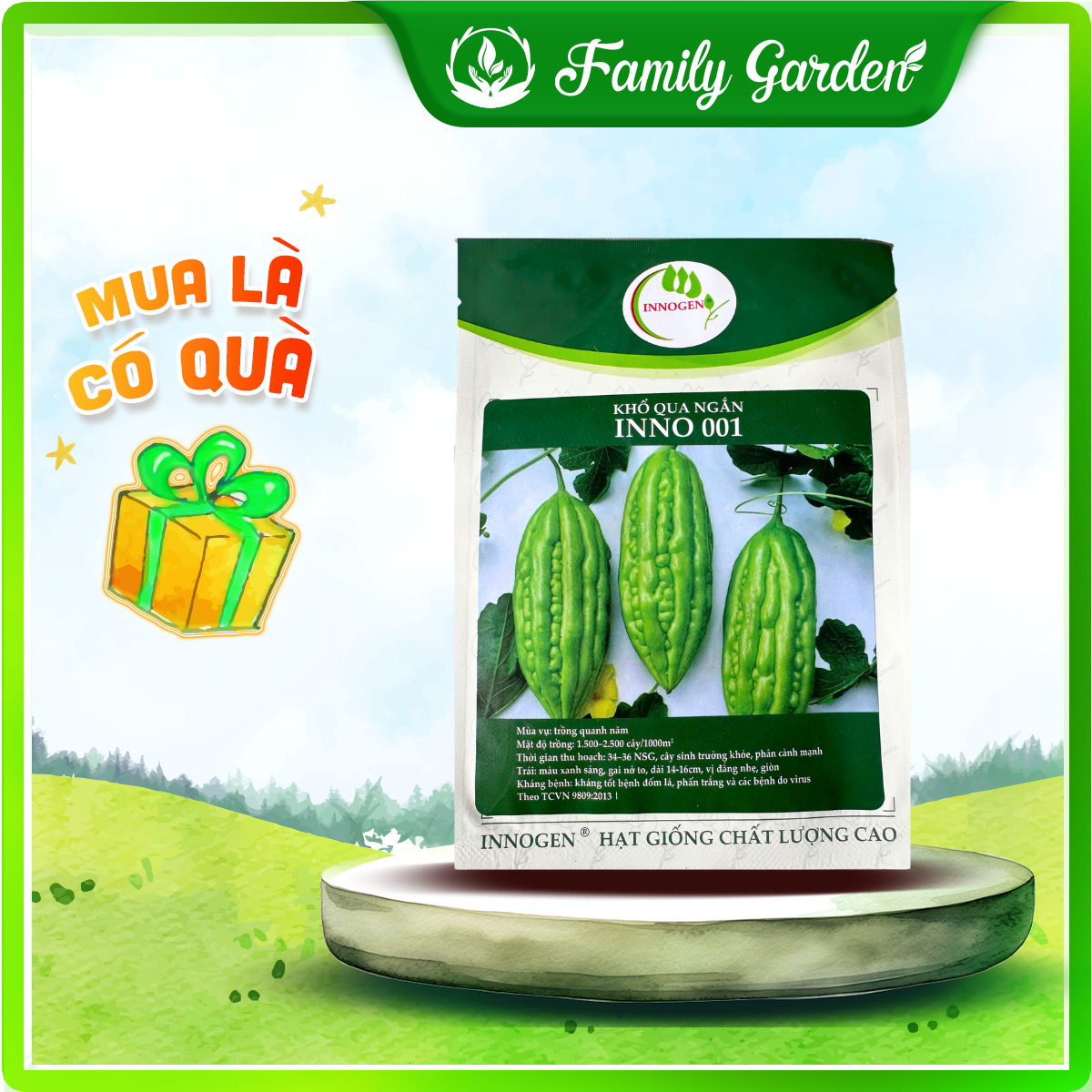 Hạt giống khổ qua ngắn INNO 001 - Độc quyền Family Garden